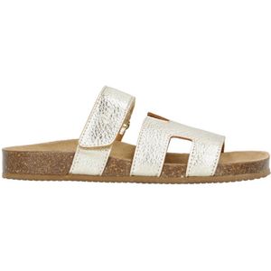 Clic! - Leren Slippers - Goud