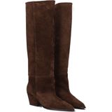 Dakota - Damesboots - Donkerbruin - Suède - Lederen Binnenkant