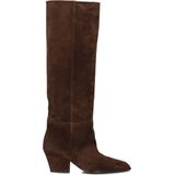 Dakota - Damesboots - Donkerbruin - Suède - Lederen Binnenkant
