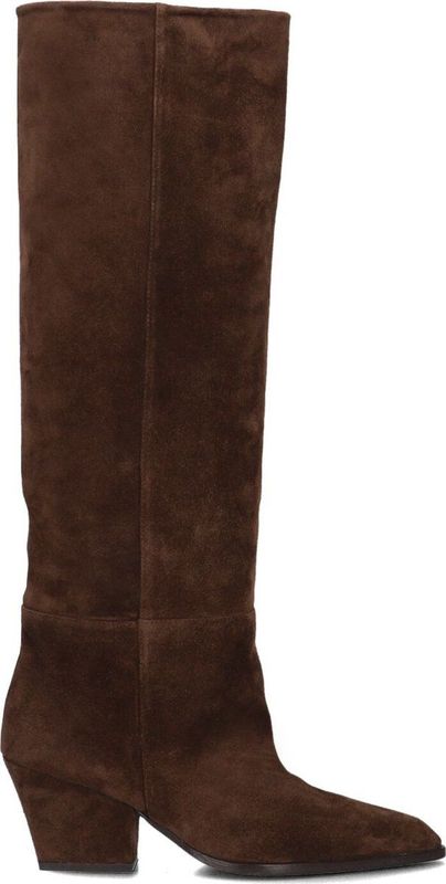 Dakota - Damesboots - Donkerbruin - Suède - Lederen Binnenkant