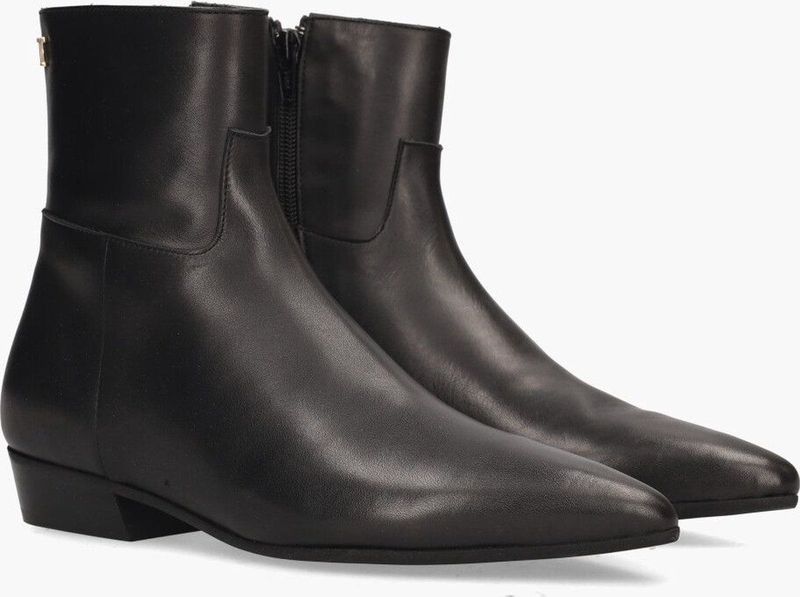 Toral Belinda Enkellaarsjes - Enkelboots met rits - Dames - Zwart