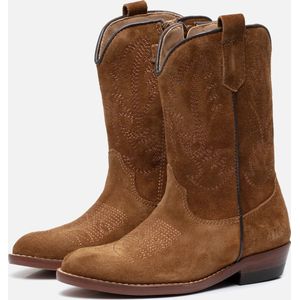 Clic! - Cowboylaarzen - Cognac - Leer - Dames