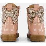 Clic! - Enkellaarsjes - Lakleer - Zwart - Strik en Ritssluiting