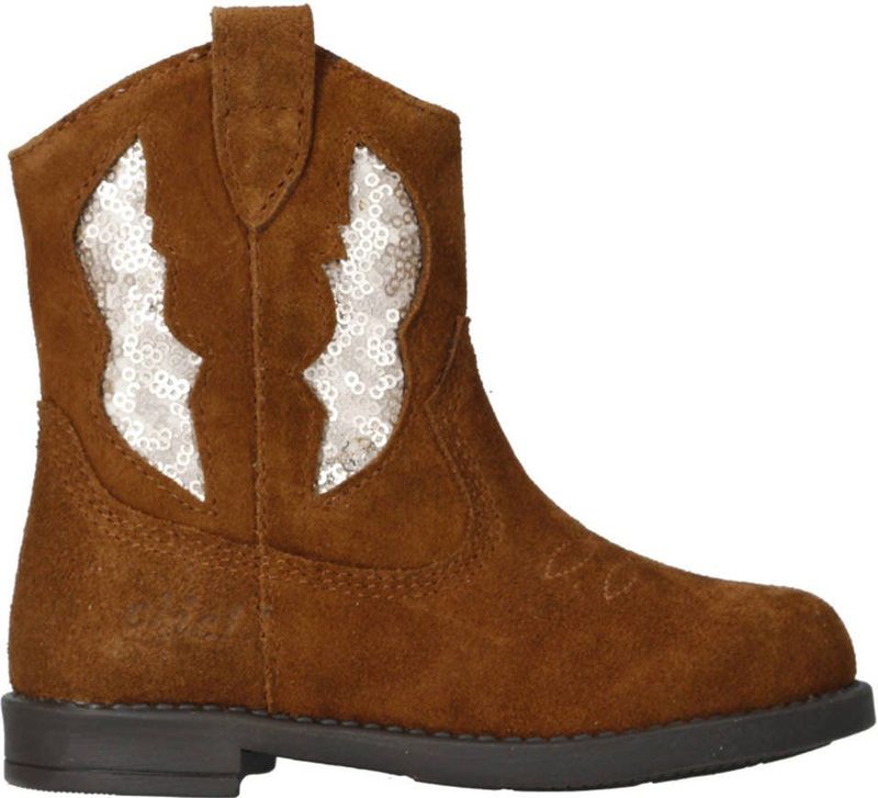 Clic! - Knielaarzen - Suède - Luxe Leren Voering - Ritssluiting - Pailletten