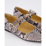 Toral - Coeur - Ballerina's - Zwart - Vegan - Leren Binnenkant