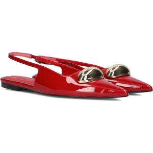 Toral - Carole - Pumps - Rood - Leer - Hakhoogte 2 cm