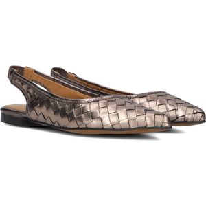 Toral - Zoe - Hakken - Brons - Leren Binnenkant - Blokhak 1 cm