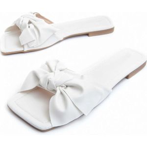 Montevita Flat Sandal Palanti2 In Blanco