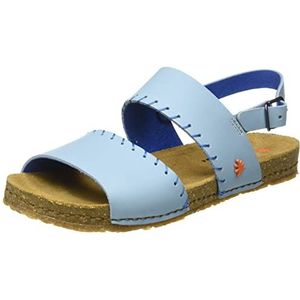ART 0388 Kreta, platte sandalen voor dames, Hemelsblauw, 37 EU
