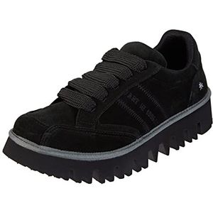 Artunisex. 118001101003_001 Leren sportschoenen 1800 Lux Suede zwart (45), Leer, Plat, Veters, Casual