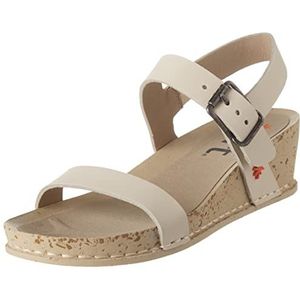 ART Imagine 1940 Damessandalen met sleehak, Crème, 42 EU