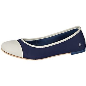 Art Lens, platte sandalen voor dames, blauw-crème, 37 EU, Blue Cream, 37 EU