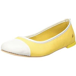 Art Lens, platte sandalen voor dames, geel cream, 37 EU, Geel Creme, 37 EU