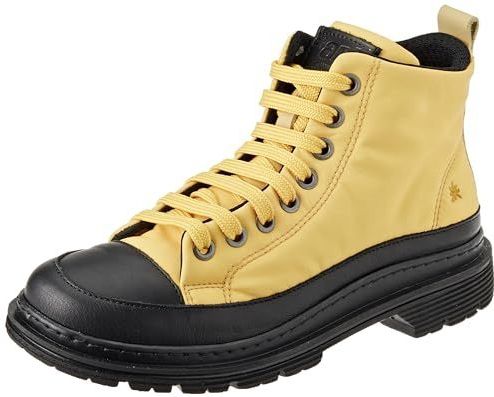 Artunisex - 1189511YL003_024 - Enkellaarsjes - Geel - Casual - Veters - Hielhoogte 3 tot 5 cm