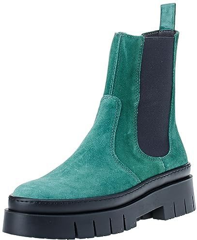 Kuitlaarzen - Zwart - Leer/Microvezel - 360° Genaaid