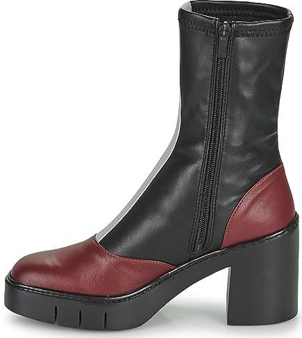 Art - BERNA - Enkellaarsjes - Zwart - Leer