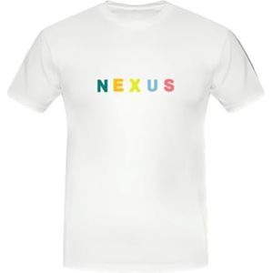 Nexus Belize T-shirt, volwassenen, uniseks, wit, L