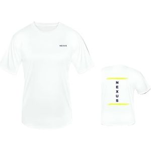 Nexus Groot Barrière-T-shirt, volwassenen, uniseks, wit, L