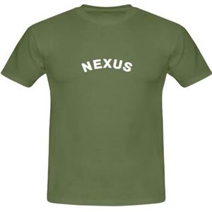 Nexus Palau T-shirt, volwassenen, uniseks, legergroen, XL