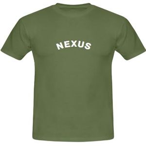 Nexus Palau T-shirt, volwassenen, uniseks, legergroen, XXL