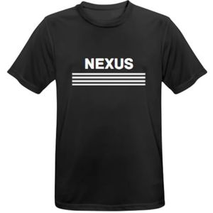 Nexus KO TAPU T-shirt, volwassenen, uniseks, zwart, M