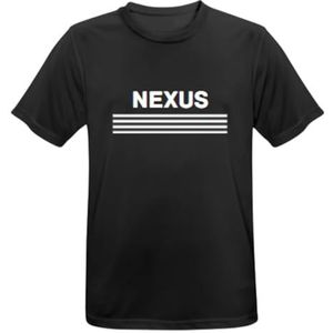 Nexus KO TAPU T-shirt, volwassenen, uniseks, zwart, L