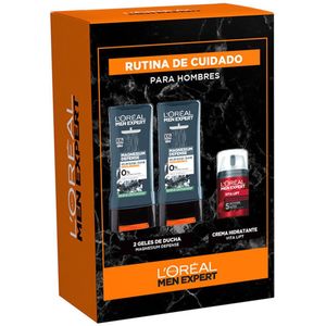 L'oreal Paris Men Expert Vitalift 5 Gezicht Creme Geschenkset - Met 2 x Douchegel Magensium Defense & 1 x 50ml. Creme