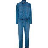 Pepe Jeans - Chleo - Jumpsuit - Denim - Lange Mouwen - Retro Stijl