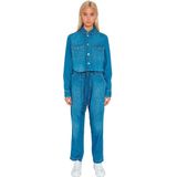 Pepe Jeans - Chleo - Jumpsuit - Denim - Lange Mouwen - Retro Stijl