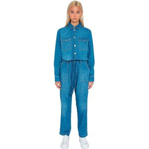 Pepe Jeans - Chleo - Jumpsuit - Denim - Lange Mouwen - Retro Stijl