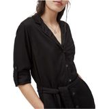 Pepe Jeans - Overhemdjurk - Zwart - 100% Andere Vezels