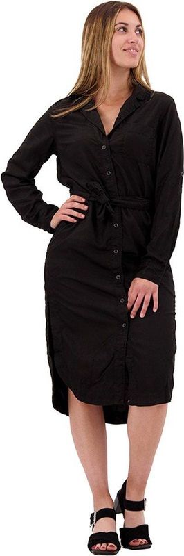 Pepe Jeans - Overhemdjurk - Zwart - 100% Andere Vezels