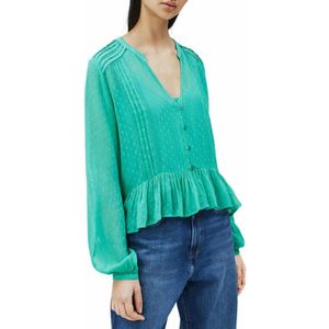 Pepe Jeans - Arvana_Pl 303947 - Blouse - Groen - Polyester