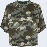 Pepe Jeans - Annalisa - T-shirt - Camouflage Print - Korte Mouwen