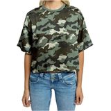 Pepe Jeans - Annalisa - T-shirt - Camouflage Print - Korte Mouwen