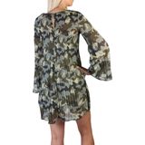 Pepe Jeans - Damesjurk - Groen - Luipaardprint - Polyester