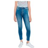 Pepe Jeans - Dion Prime - Spijkerbroek - Blauw - Skinny Fit - Hoge Taille