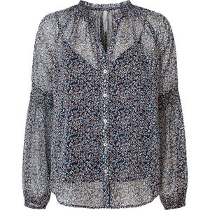 PEPE JEANS - Paisley Print Blouse - Multi - Halfdoorschijnende Stof
