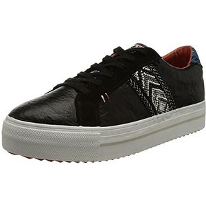 Desigual Dames Shoes_streeet_Ethnic sneakers, zwart, 40 EU