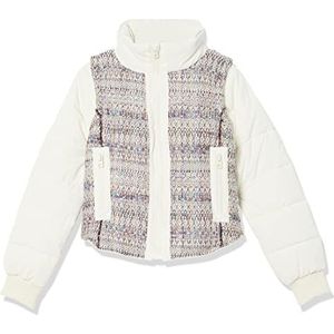 Desigual Chaq_Mississippi Jacket voor meisjes, wit, 7-8