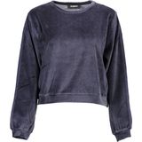 Desigual - Cotton Sweater - Blauw - Dames - Katoen