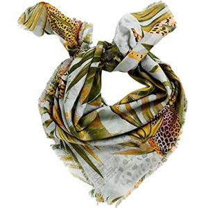 Sjaal met camoflower jungleprint