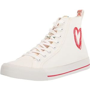 Desigual Dames Shoes_beta_Heart Sneakers, wit, 37 EU