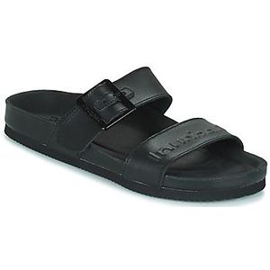Desigual Dames Shoes_aries_half Logo Flat Sandal, zwart, 38 EU
