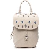 TASCHE WEISS MIT NIETEN