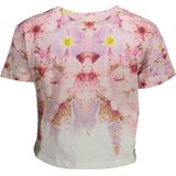 Desigual - T-shirt - Roze - 100% Katoen