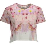 Desigual - T-shirt - Roze - 100% Katoen