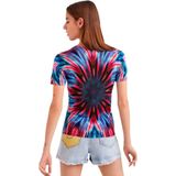 Desigual - TS_Laia - T-shirt - Multicolore - Korte Mouwen - Ronde Hals