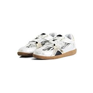 Desigual Heri_Snake 2004 Damessneakers, zilver, zwart, 36 EU