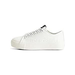 Desigual Shoes_Street Half Logo 1000 wit, damessneaker, wit, 41 EU, Wit.